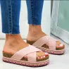Sommer Sandalen - weiche Plattform Flip-Flops
