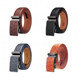 Genuine leather luxury belt with automatic buckleBelts