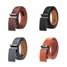 Genuine leather luxury belt with automatic buckleBelts