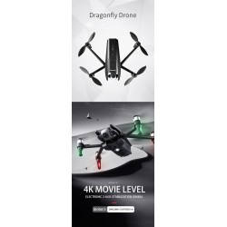 Dragonfly KK13 - GPS - WiFi - FPV - 4K HD Camera - 2-Axis Gimbal - Optical Flow - BrushlessDrones