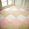 Quadratische Mosaik - Samtmatte - Schaumpuzzles - DIY Teppich 25 * 25 cm