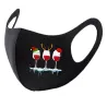 8 Stück - Schutzfläche / Mundmasken - waschbar - Weihnachtsdruck