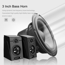 Wood grain speakers - bass stereo - computer speakersSpeakers
