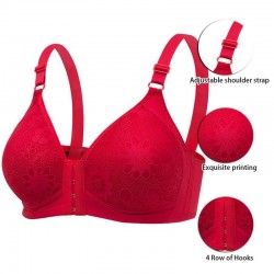 Sexy Push-up-BH - plus Größe - Frontverschluss - Drahtfrei - nahtlos