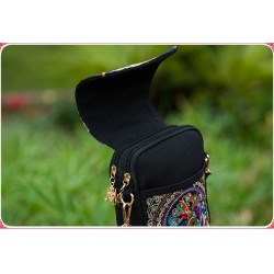 Stickerei - Blumen - Schultertaschen