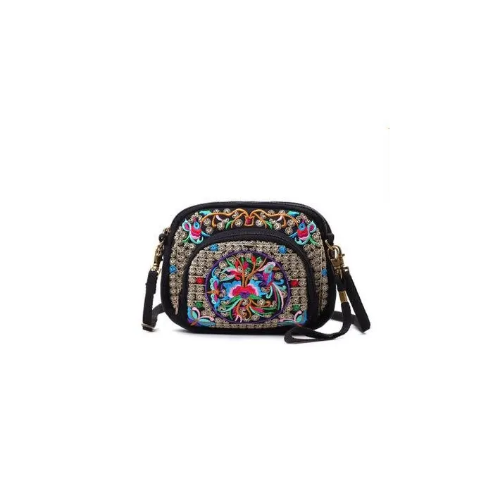 Vintage Zipper Tasche - Ethnischer Nationalstil
