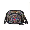 Vintage Zipper Tasche - Ethnischer Nationalstil