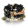 Multi colored beads - charm bracelets - resin stoneBracelets