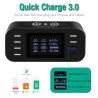 Qi wireless charger - quick charge 3.0 - 60W - 8-ports USB - charging stationBattery & Chargers