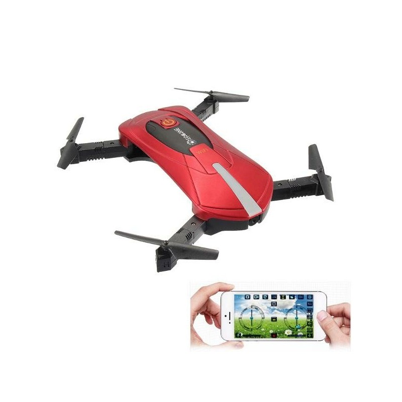 Eachine E52 - WiFi - FPV - Selfie Drone - Foldable - 0.3MP - Red - RTFDrones Eachine E52 - WiFi - FPV - Selfie Drone - Foldable - 0.3MP - Red - RTFDrones