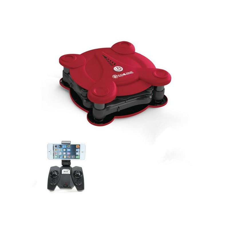 Eachine E55 Mini - WiFi - FPV - Foldable - Red - RTFDrones