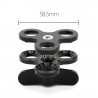 Aluminum - Arm Ball - Butterfly Clip - Gopro 5 6 CameraAccessories