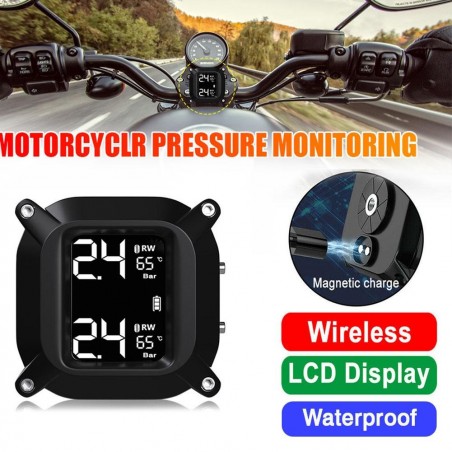 LCD Digital Display - Pressure Monitor - MotorcycleInstruments