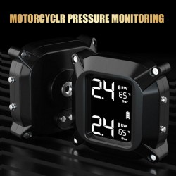 LCD Digital Display - Pressure Monitor - MotorcycleInstruments