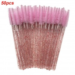 50PCS - Eye Makeup Brush - Pink - BlueBrushes