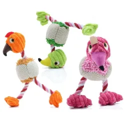 28 * 6 cm - Plüschvogel - Spielzeug für Hunde / Katzen mit Ton