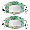 2 Stück - antibakterielle Gesichtsmasken - transparente Mundabdeckung - Lippenlesung