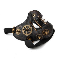 Steampunk Retro - Leder Maske - Unisex