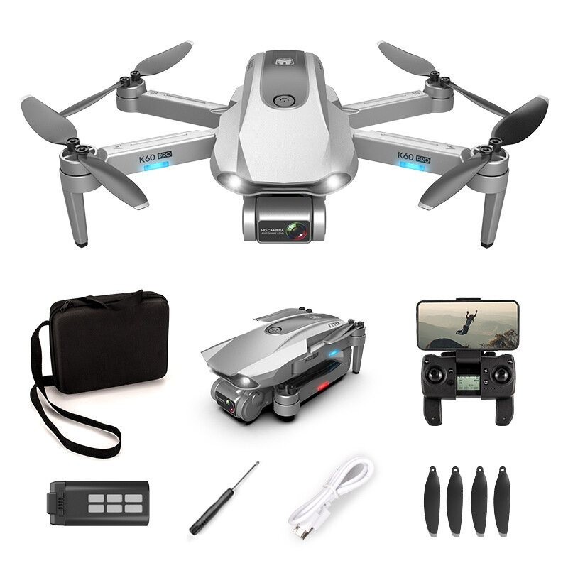 XKJ K60 PRO - 5G - WiFi - FPV - 6K Dual Camera - 30mins Flight Time - Foldable - Brushless - RTFDrones