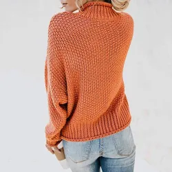 Frauen Pullover - Lange Ärmel - gestrickt