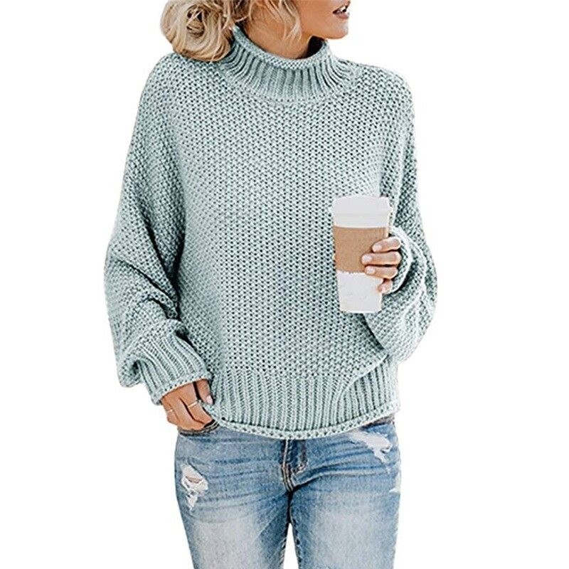 Women Sweaters - Long Sleeve - KnittedWomen's fashion