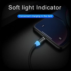 LED Magnetic USB Cable - Fast Charging - Type C - Micro USB - iOSCables