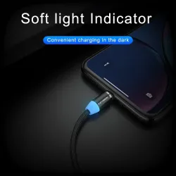 LED Magnetische USB-Kabel - Schnelle Aufladung - Typ C - Micro USB - iOS