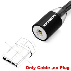 LED Magnetische USB-Kabel - Schnelle Aufladung - Typ C - Micro USB - iOS