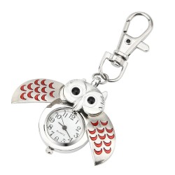 Wunderschöne Owl Charm - Unisex - Schlüsselanhänger Uhr