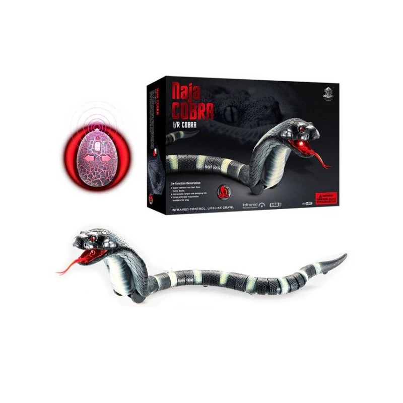 RC Cobra - Schlange - USB - Fernbedienung - Tierroboter - Spielzeug