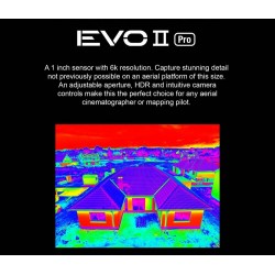EVO II PRO - Dual GPS - 9KM - FPV - 8K HD Kamera - 40mins Flugzeit
