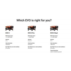 EVO II PRO - Dual GPS - 9KM - FPV - 8K HD Kamera - 40mins Flugzeit