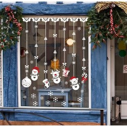 Weihnachtsdekoration - Fensteraufkleber