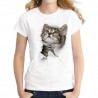 Harajuku T-Shirt - 3D - CatBlouses & shirts