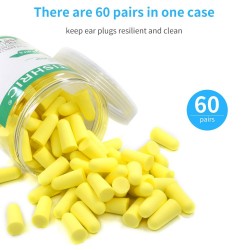 Soft - Sponge Earplugs - 30/60 pairsSleeping