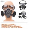 Full Face Gas Maske - Gläser - Sicherheit - Anti-Dust - Filter Respirator