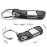Custom Lettering Keychain - Genuine Leather - MetalKeyrings