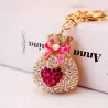 Lucky Money Bag - Keychain - Heart ShapedBags