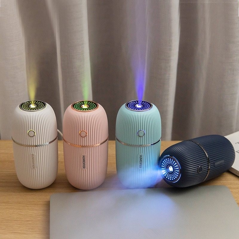 Ultrasonic - Aroma Humidifier - 300ML - Romantic ColorHumidifiers