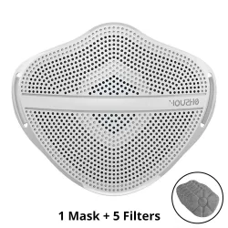 Camouflage - Respirator Face Mask - Silicone - 1pcMouth masks