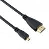 Micro HDMI auf HDMI Kabel - 1080P - Männlich -Male Adapter