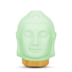 Buddha-Kopf - Luftbefeuchter - Diffusor - Nachtlampe - LED - 100ml