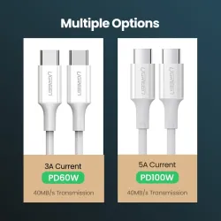 PD - 60W - Typ-C - Kabel QC - Schnelle Ladung