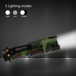 1000LM - Taschenlampe - Wasserdicht - Camouflage - LED