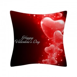 Rote Herzen - Valentinstag - Kissenbezug - 45 * 45 cm