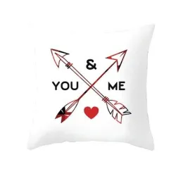 Pillow cover case - Valentine's Day - Love - Ms & Mr - heartsCushion covers