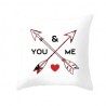 Pillow cover case - Valentine's Day - Love - Ms & Mr - heartsCushion covers