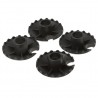 Rubber mud basket - for hiking sticks - 4cm - 4 piecesSurvival tools
