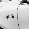 Zombie blutige Hände - Vinyl Auto Aufkleber
