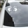 Zombie blutige Hände - Vinyl Auto Aufkleber